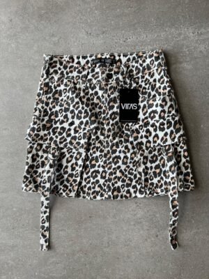 POLLERA CARGO ANIMAL PRINT